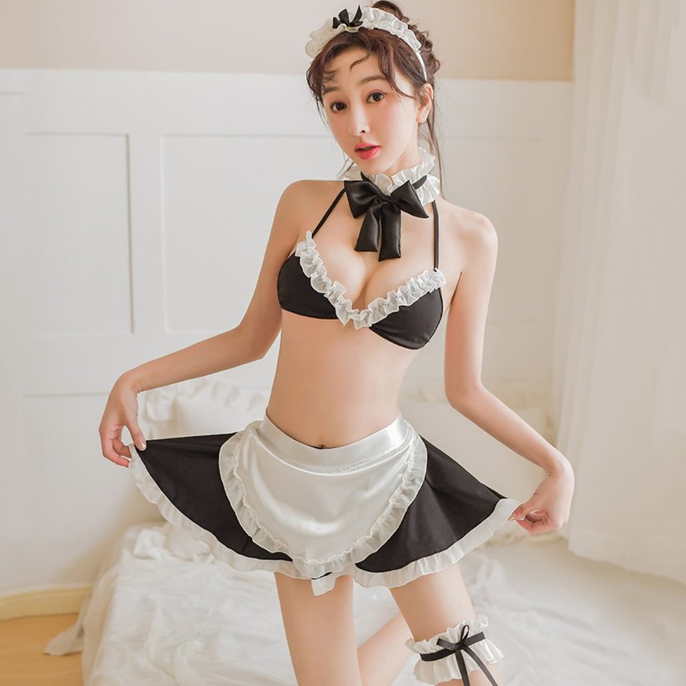 Cute Maid Cosplay Costume Set